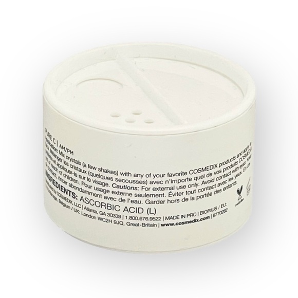 new Cosmedix 𖤐 Pure Vitamin C Mixing Crystals 𖤐 Brightening Tone 𖤐 Texture 𖤐 - Picture 12 of 16